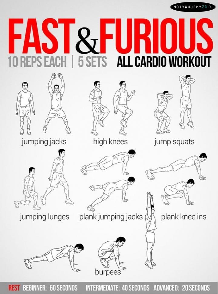 Trening cardio dla początkujących i zaawansowanych