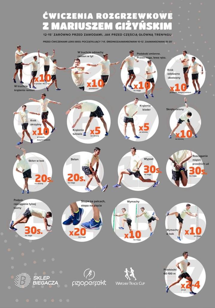 Rozgrzewka przed bieganiem