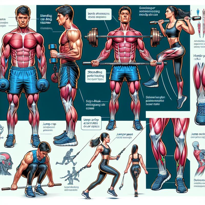 Trening łydek na masę