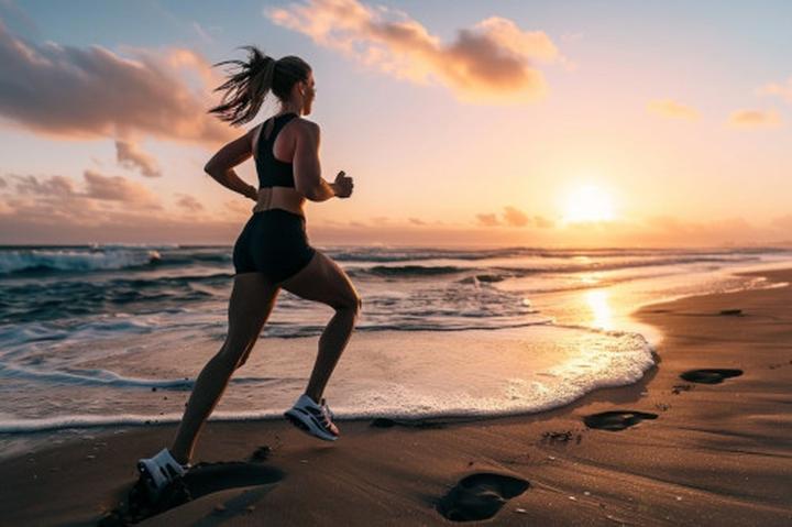 Bieganie po plaży i zdrowie