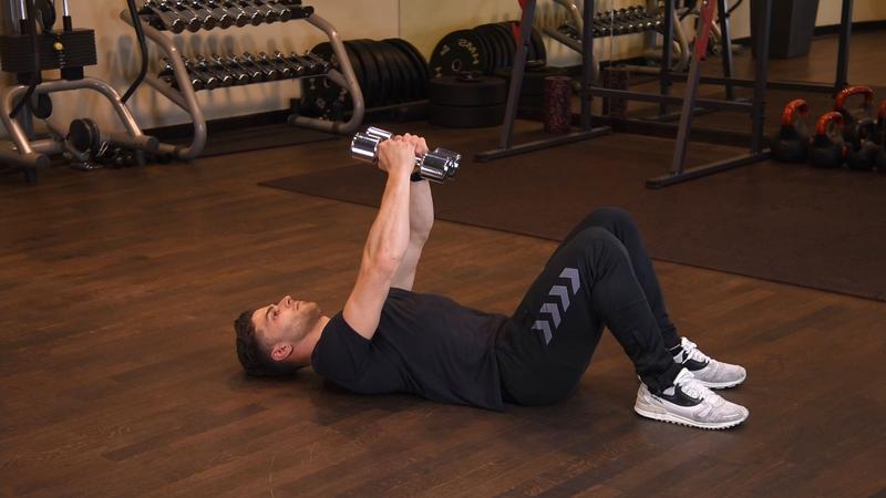 Trening hantlami 10 kg